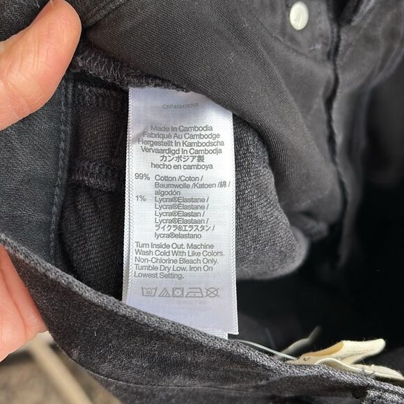 Madewell 90s Straight Leg Jeans Womens Size 26 Black - Picture 12 of 13